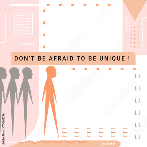 Affirmation poster. Psychological affirmation poster.