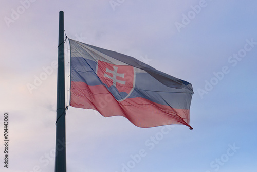 Slovakia national flag © mdworschak