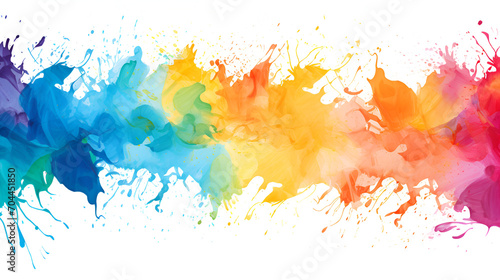 Colorful ink watercolor background design, generativee ai
