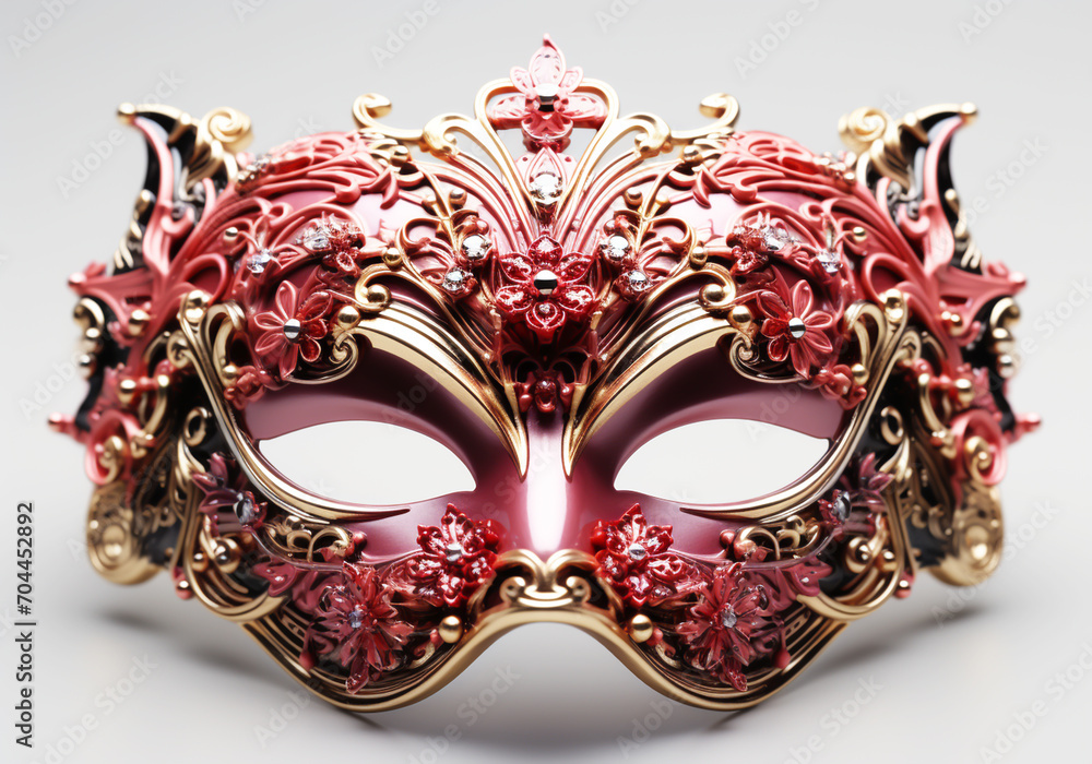 Venetian carnival mask. Tradition and glamour. AI generated Venetian carnival mask. Tradition and glamour. AI generated