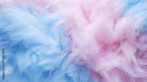 background of blue and pink cotton candy