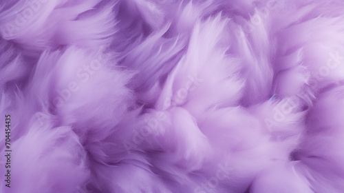 closeup of purple cotton candy for a background