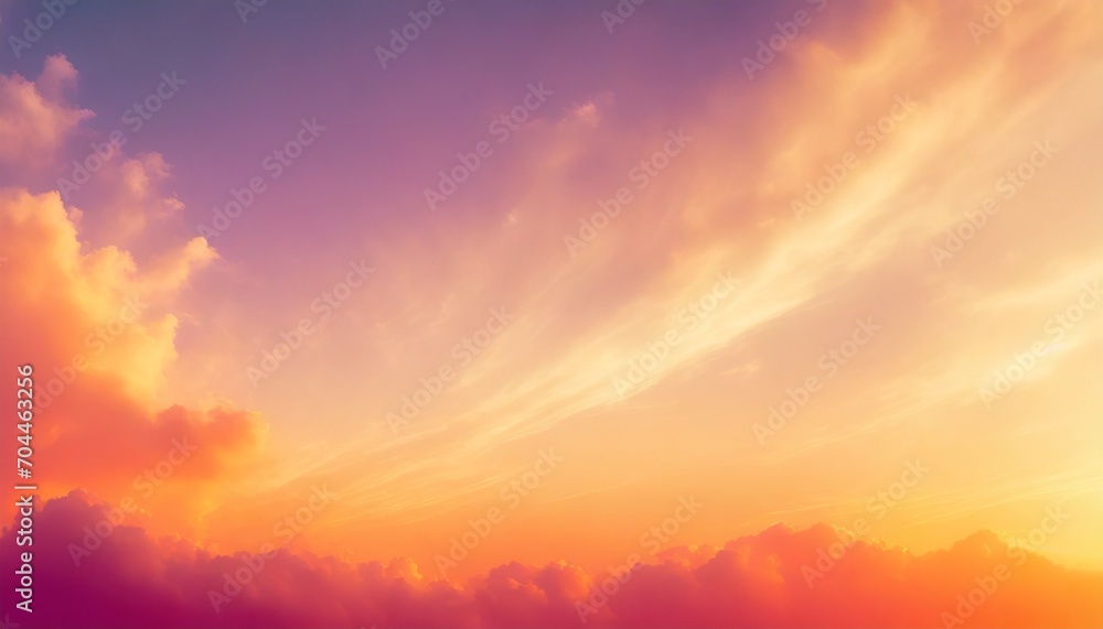 aesthetic cosmic dusk warm color gradient abstract cloudscape