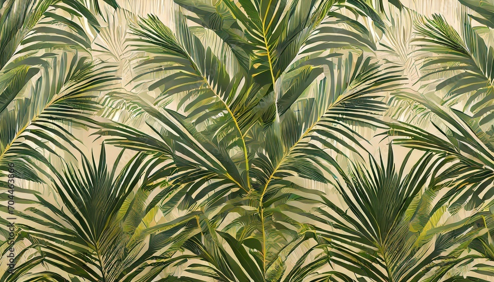 palm leaves palm branches abstract drawing tropical leaves photo wallpapers for walls decorative wall wallpaper for the room