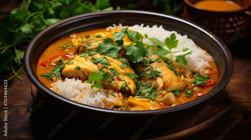 Fish Stew cooked in a delicious rich and fragrant