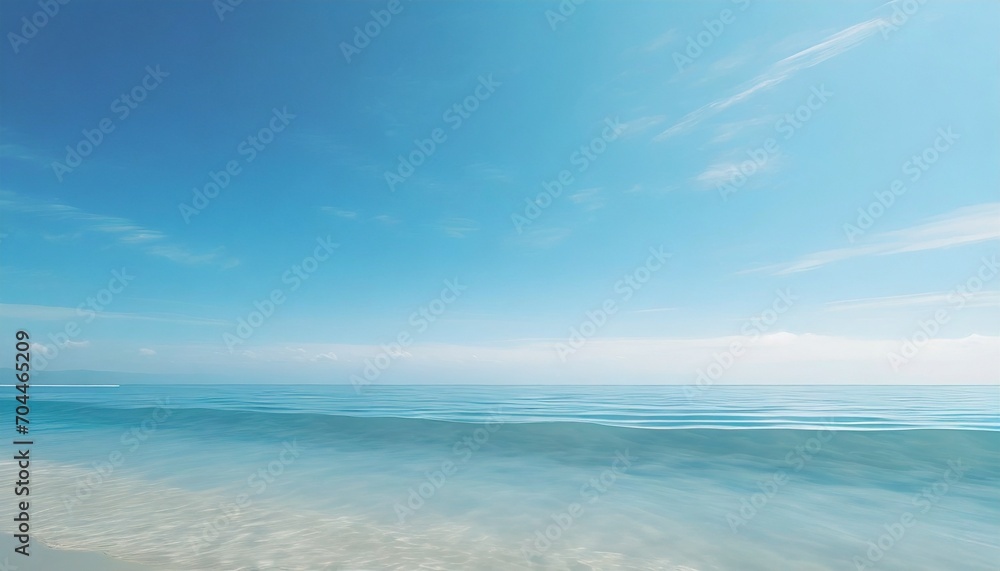 ocean breeze soothing atmosphere clear blue sky phone wallpaper background ai generated