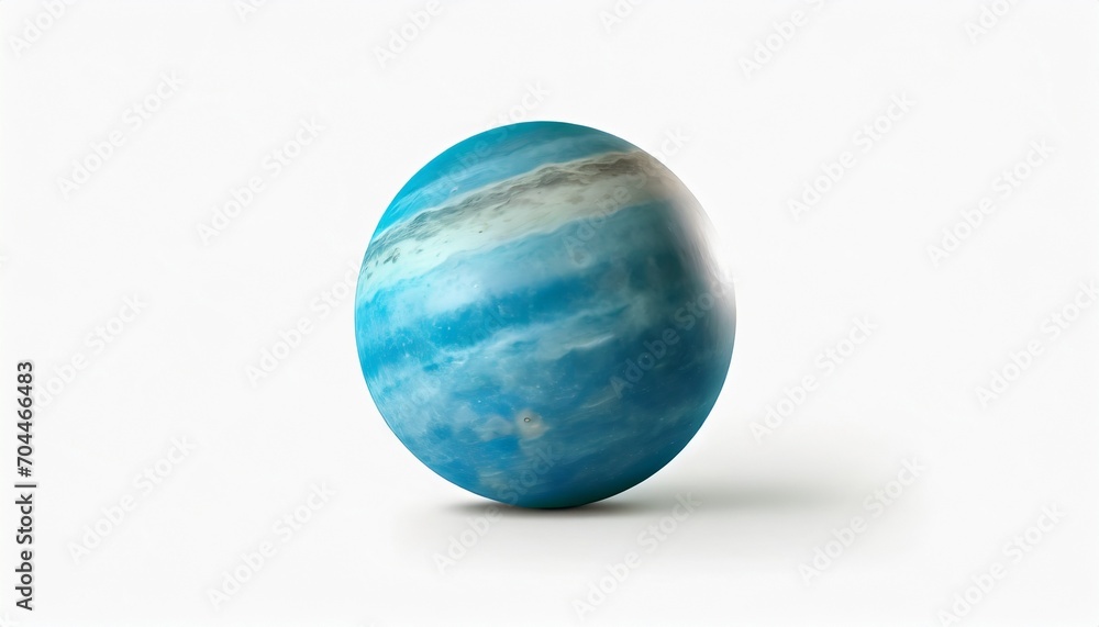 uranus planet isolated on white background