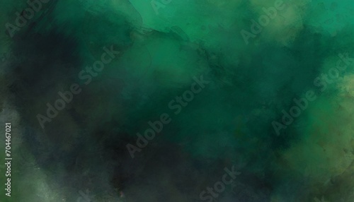 black emerald jade green abstract pattern watercolor background stain splash rough daub grain grunge dark shades water liquid fluid design template