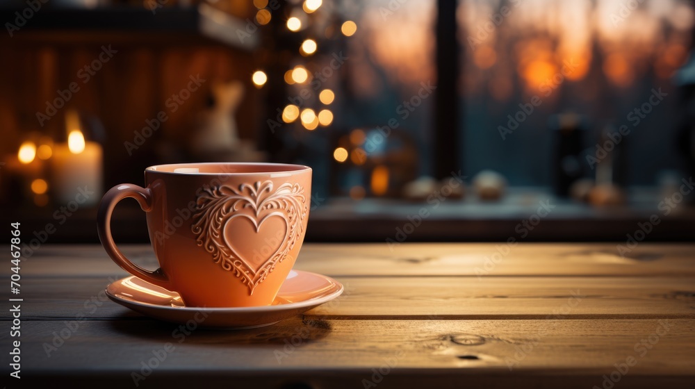 cup of coffee on table cup of coffee on table