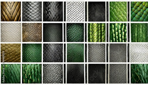 dragon or reptile scale different textures template bundle pack realistic ai generated