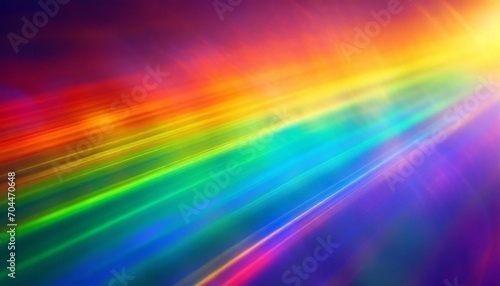 blurred rainbow light refraction texture overlay effect for photos and mockups