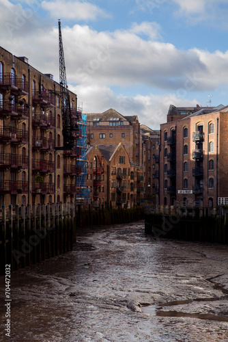 London dockyards and river Thames