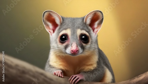 brushtail possum portrait