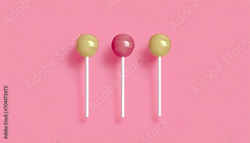 ternopil ukraine january 17 2022 chupa chups lollipop candy closeup on a pink background photo