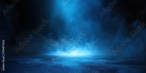 Ethereal nocturne. Intriguing fusion of dark and light capturing essence of mysterious night with abstract elements atmospheric fog and subtle glow ideal for mesmerizing background or creative design