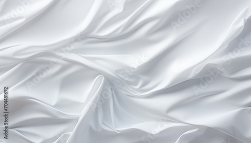 texture of crumpled white paper. Glued white paper poster texture background