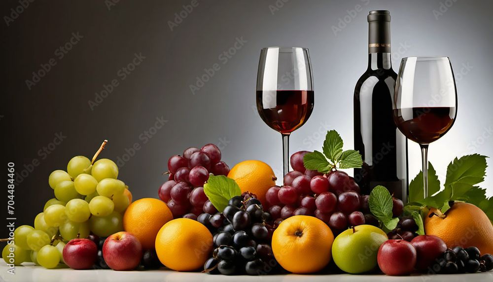 still life with fruits and wine still life with fruits and wine