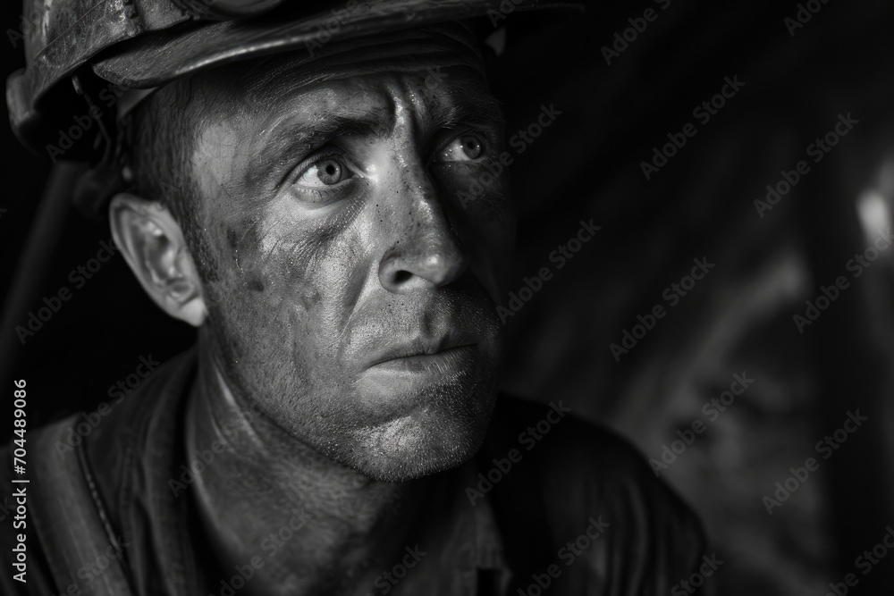 A weathered man gazes stoically at the camera, his lined face framed by a worn hat, evoking a sense of rugged resilience and timeless style A weathered man gazes stoically at the camera, his lined face framed by a worn hat, evoking a sense of rugged resilience and timeless style