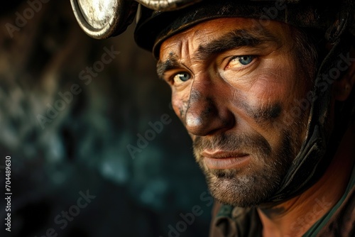 A rugged man gazes out from under his helmet and goggles  the lines on his weathered face telling tales of a life full of adventure and determination