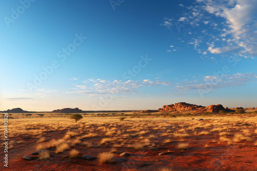 Panoramic landscape photo view