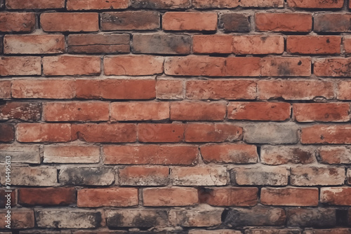 Antique brick wall grunge texture.