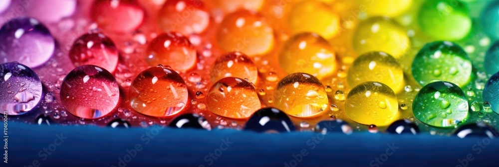 A vivid picture of a rainbow showing seven different colors, macro photography, A vivid picture of a rainbow showing seven different colors, macro photography,