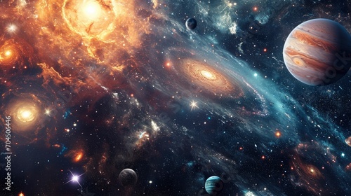MULTIVERSE, galaxies, planets, stars