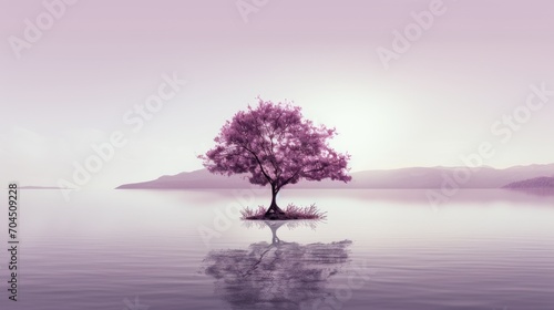 An image very light purple in nature, minimalist and clean and fresh representing a multiple choice quiz  © Dara