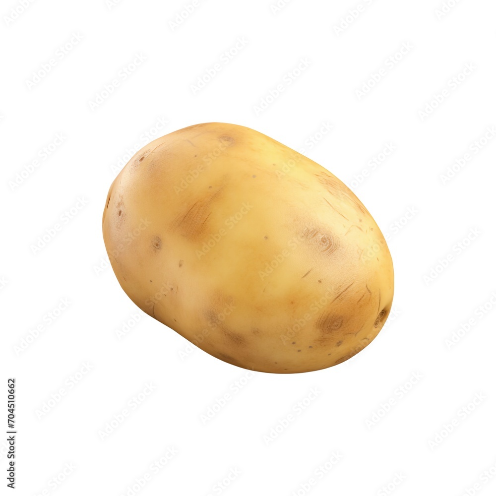 3d potato isolated on the white background. 3d potato isolated on the white background.