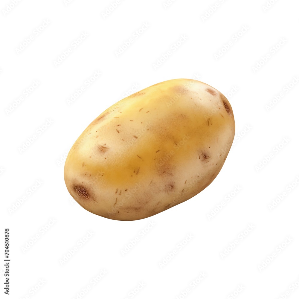 3d potato isolated on the white background. 3d potato isolated on the white background.