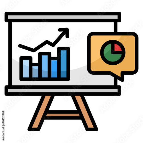 Presentation Icon Element For Design