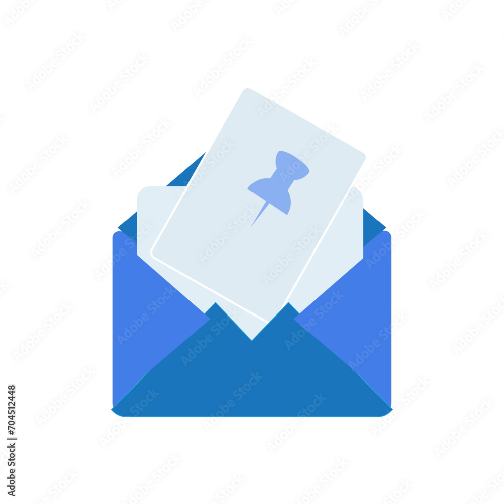 Letter envelope with paper document vector illustration. Closed, open with a message e-mail envelopes. Set mailbox vector icons in flat style. Email Envelope Icon Letter envelope with paper document vector illustration. Closed, open with a message e-mail envelopes. Set mailbox vector icons in flat style. Email Envelope Icon
