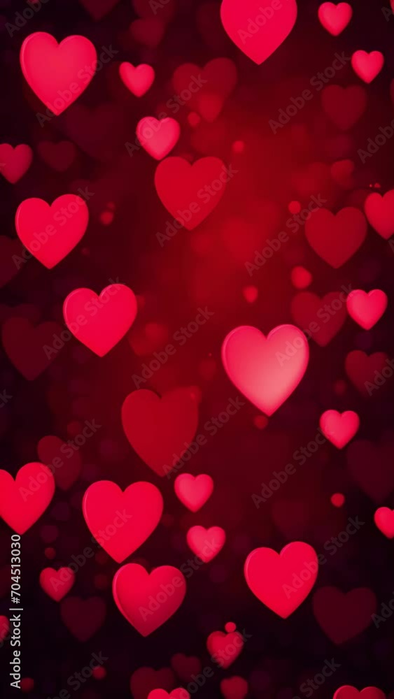 Background with hearts Background with hearts