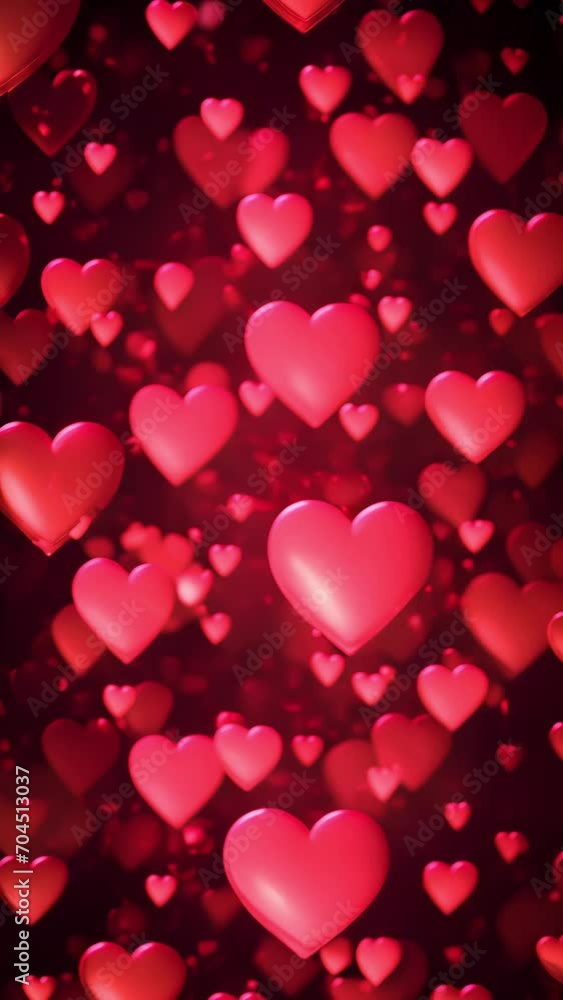 Background with pink hearts Background with pink hearts