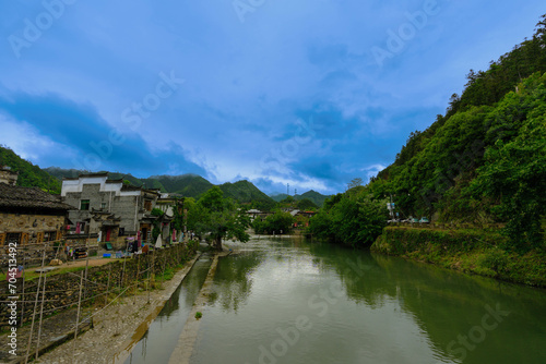  Chinese lake in the mountains