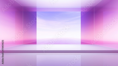 Gradient frosted glass effect virtual background,