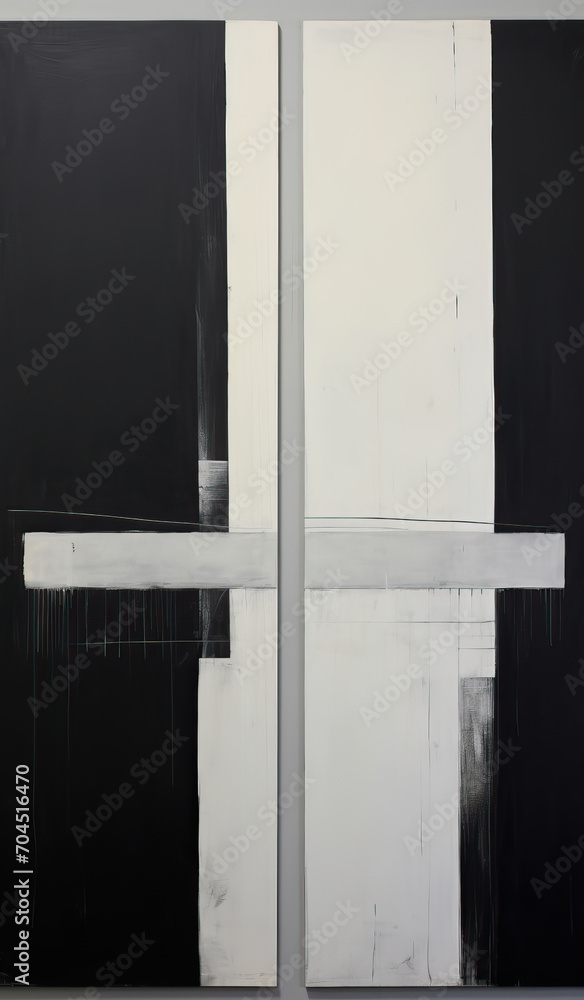 Abstract Harmony in Black and White Abstract Harmony in Black and White