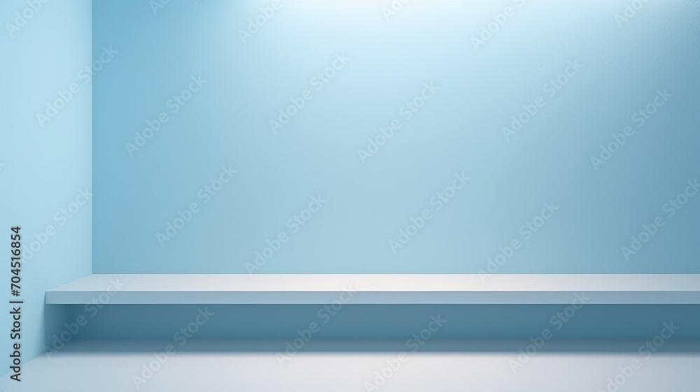 Minimal abstract light blue background for product presentation. Minimal abstract light blue background for product presentation.