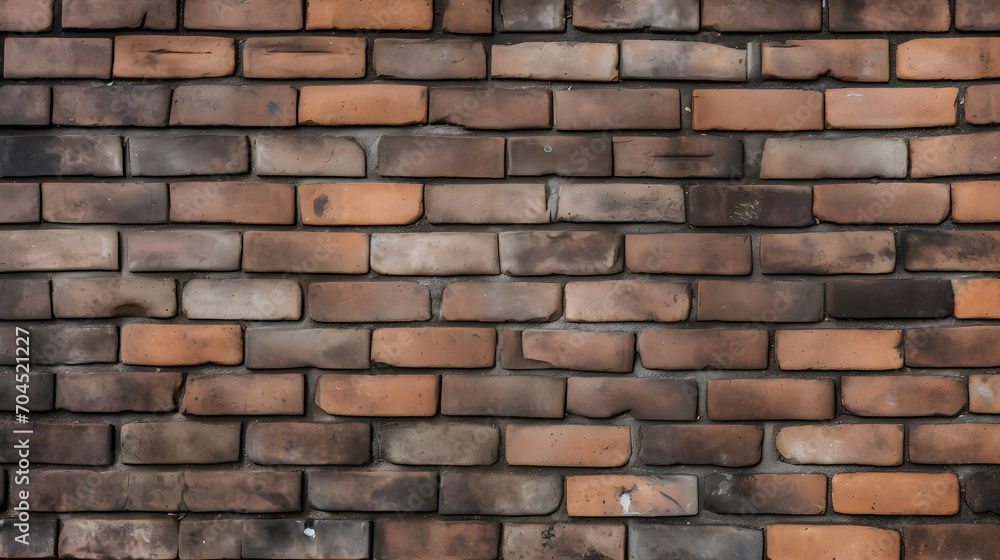 Obraz premium the wall red brick background