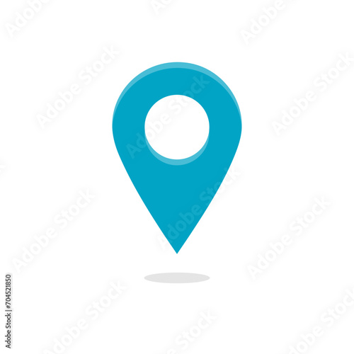 Free Download Map pin location icons. Modern map markers . Vector illustration on a white background. Flat design style modern icon, pointer minimal vector symbol, marker sign - GFXLoad