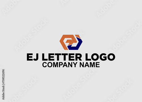 logo ej letter company name