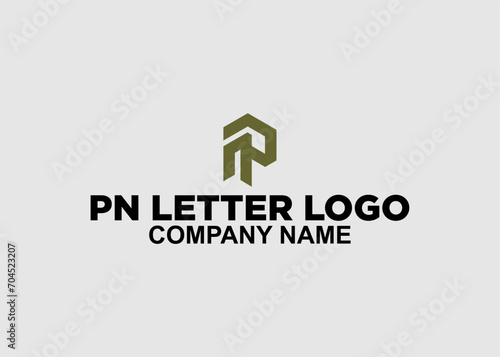 logo pn letter company name