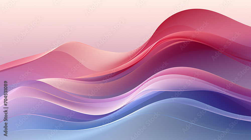 abstract colorful glowing wavy perspective with fractals and curves background 16:9 widescreen wallpapers