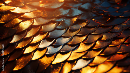 golden dragon skin texture background 