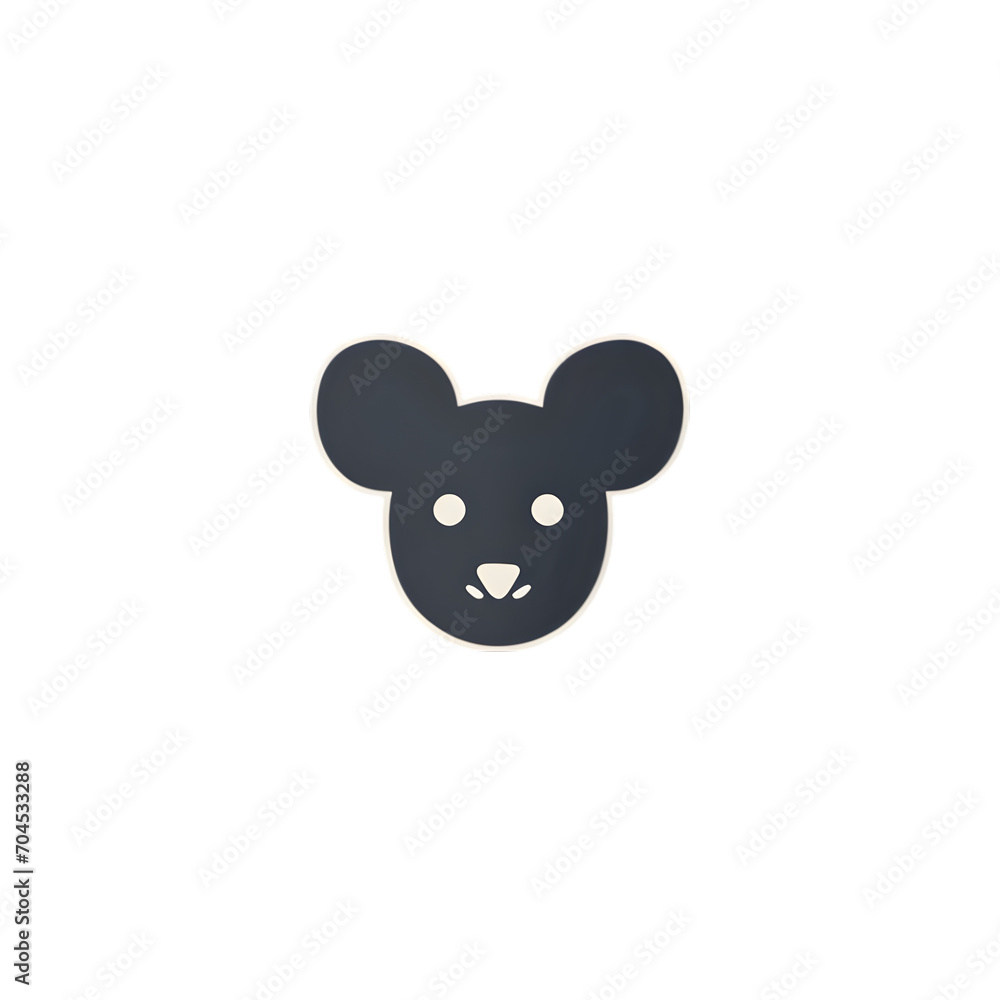 Mouse Illustration Art With a Transparent Background Generative AI. Mouse Illustration Art With a Transparent Background Generative AI.