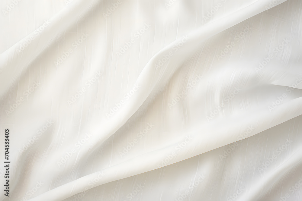 White  linen cotton textile fabric background