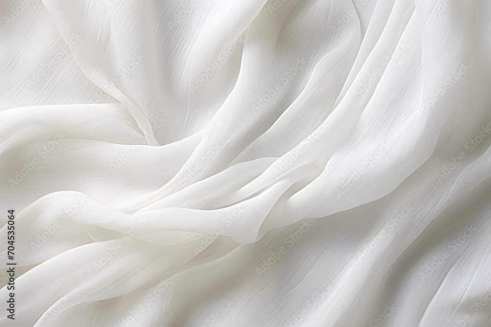 White linen cotton textile fabric background White linen cotton textile fabric background