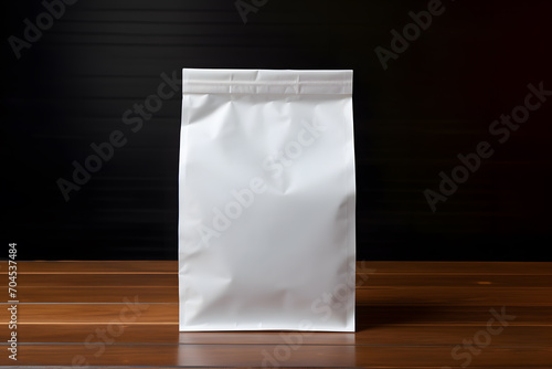 Paper coffee packaging mock up