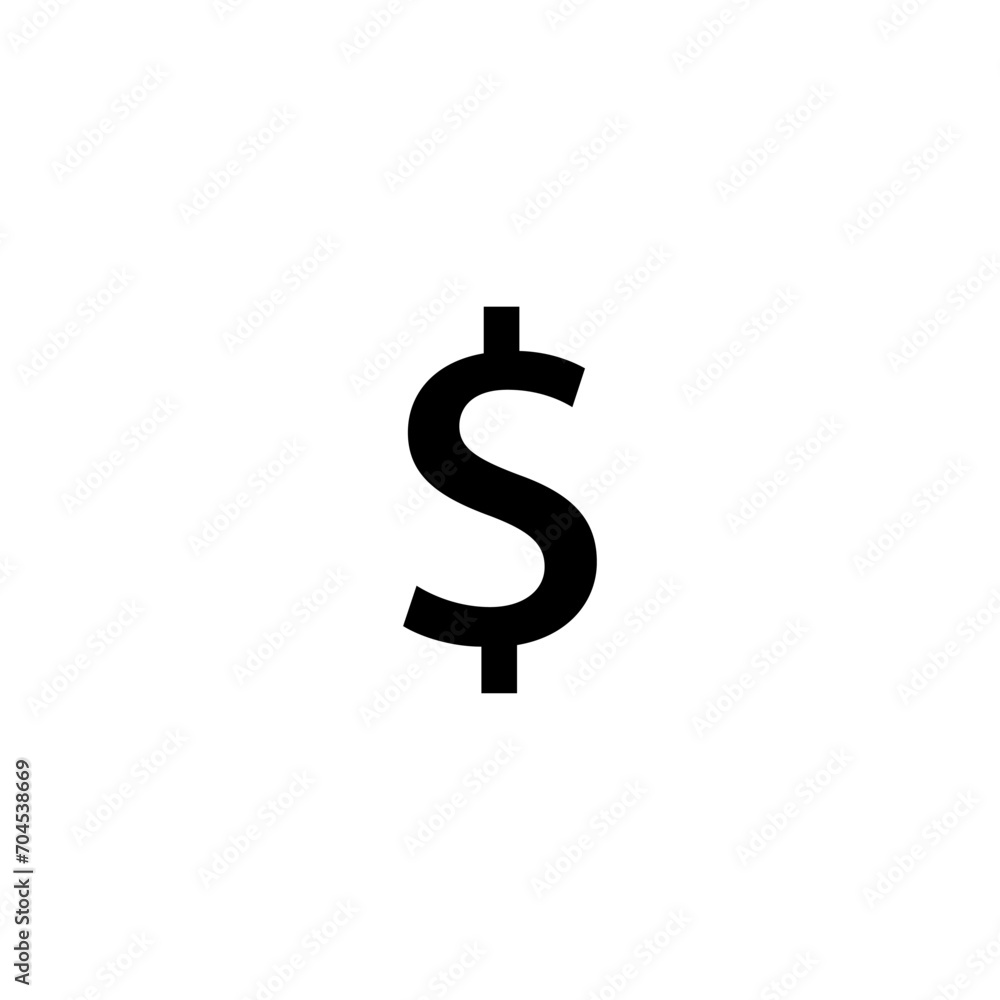 dollar sign coin icon vector dollar sign coin icon vector
