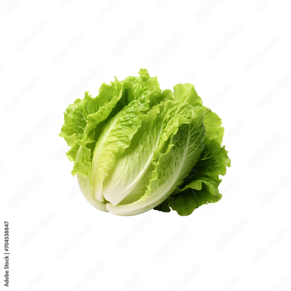 Salad leaf, Lettuce isolated on transparent PNG Salad leaf, Lettuce isolated on transparent PNG